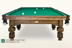 Бильярдный стол Седой граф для русского бильярда 8ф, фото 2