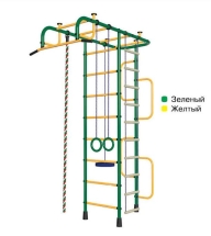 Спортивный комплекс Пионер 3М зелёно/жёлтый