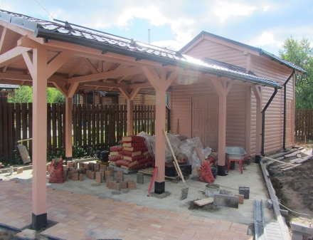 Навес для машин и гараж ШАТО Базовая комплектация, фото 4