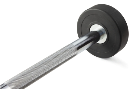 Штанга неразборная обрезиненная 7,5 кг Прямой гриф, фото 3