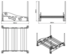 Оборудование для собачьей площадки тип 8