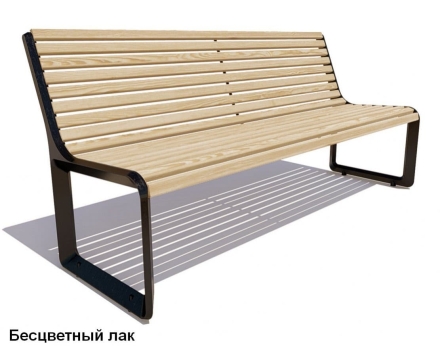 Скамейка чугунная Милан, Сосна 0,6 м, фото 1