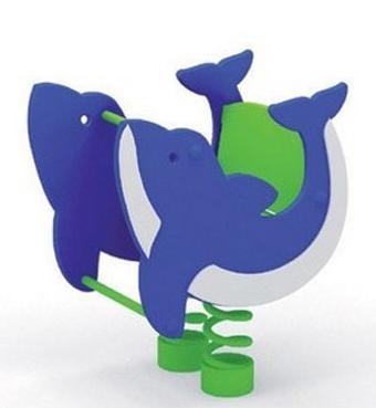 Качалка на пружине Дельфин CКИ 027 для детской площадки, фото 1