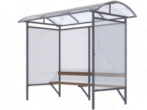 Остановочный павильон из поликарбоната Остановочный павильон из поликарбоната