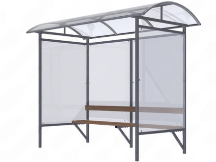 Остановочный павильон из поликарбоната, фото 1