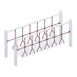 ​Комплект ограждений (две половинки) подвесного моста для детских игровых комплексов., фото 4