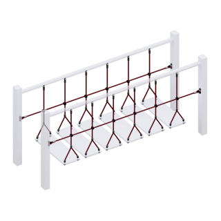 ​Комплект ограждений (две половинки) подвесного моста для детских игровых комплексов., фото 4
