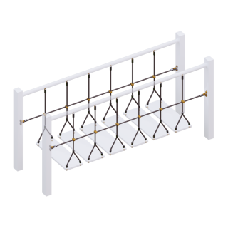 ​Комплект ограждений (две половинки) подвесного моста для детских игровых комплексов., фото 5