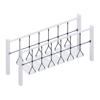 ​Комплект ограждений (две половинки) подвесного моста для детских игровых комплексов., фото 2