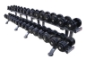 Изображение товара Обрезиненный гантельный ряд «Profigym» от 8,5 до 41 кг с шагом 2,5 кг ГП-009
