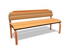 Садовая скамья СС001