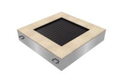 Встраиваемый детский батут для площадок - квадратный - 154x154 , фото 4