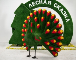 Топиари павлин Челли, h=175 см - газон Eco, фото 13