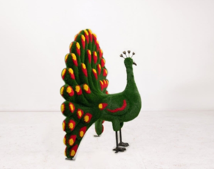 Топиари павлин Челли, h=175 см - газон Eco, фото 4