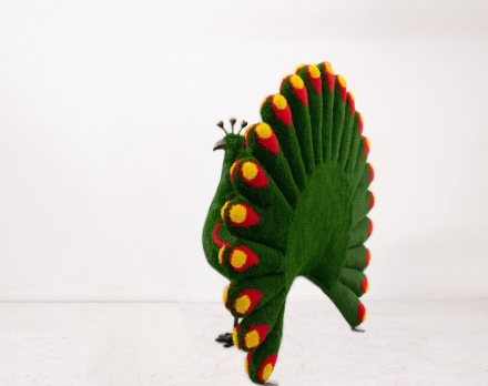 Топиари павлин Челли, h=175 см - газон Eco, фото 6