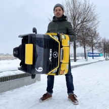 Электромобиль Mercedes-Benz Axor F Race с прицепом зеленый Электромобиль Mercedes-Benz Axor F Race с прицепом зеленый