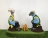 Топиари композиция козел и баран у костра - газон Eco
