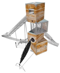 Игровой комплекс Эко Кубус VST 4502 для детской площадки, фото 1 Игровой комплекс Эко Кубус VST 4502 для детской площадки, фото 1