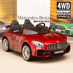 Электромобиль Mercedes-Benz GT R HL289 4WD красный, фото 1