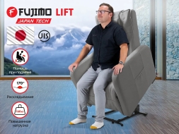 Кресло-реклайнер электрический с подъемом и массажем FUJIMO LIFT CHAIR Mouse, фото 1