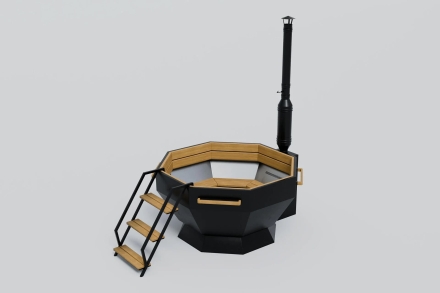 Сибирский Оникс с боковой печью, фото 1