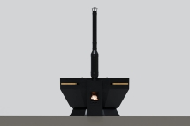 Сибирский Оникс с боковой печью Сибирский Оникс с боковой печью