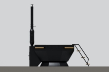 Сибирский Оникс с боковой печью Сибирский Оникс с боковой печью