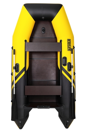 Броня-280 СК слань+киль желтый-черный (лодка ПВХ под мотор с усилением), фото 7