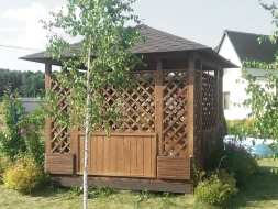 Квадратная беседка АСТРА, фото 3