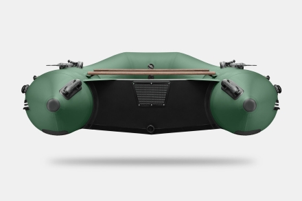 GLADIATOR B 370 LIGHT B Зеленый моторная лодка ПВХ Фанерный пайол, фото 5