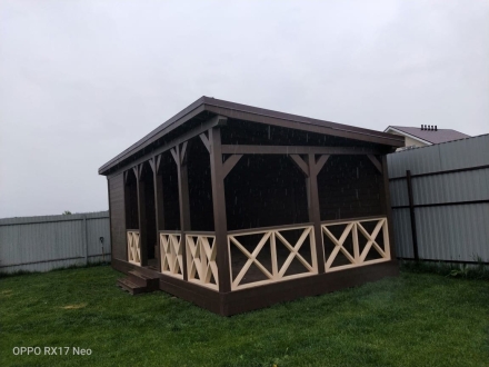Прямоугольная беседка БРОН, фото 2