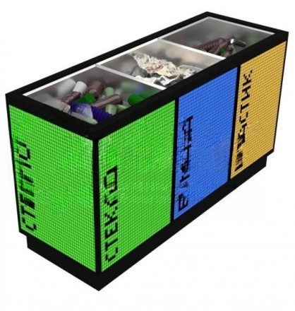 Умная урна Снотра 2, 4 секции, фото 2