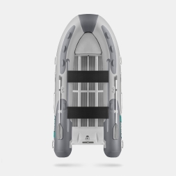 Gladiator RIB 420 AL Светло-темносерый моторная лодка ПВХ Жесткое дно (морской алюминий), киль, фото 3 Gladiator RIB 420 AL Светло-темносерый моторная лодка ПВХ Жесткое дно (морской алюминий), киль, фото 3