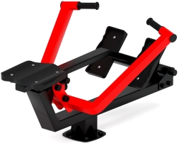 Гребля (красный) - Уличный тренажер - СТ 008-11.П, фото 2 Гребля (красный) - Уличный тренажер - СТ 008-11.П, фото 2