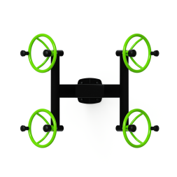 Рули (положение сидя) зеленый - Уличный тренажер - СТ 102-12, фото 6