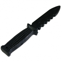 Муляж ножа тренировочный односторонний, резиновый Мягкий