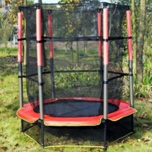 Батут с защитной сеткой Diamond Fitness 4,5 ft (диаметр 140 см)