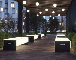 Скамейка TORUDA 016 с подсветкой L, 1808 мм, фото 4