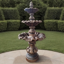 Фонтан трехъярусный классический в бронзе