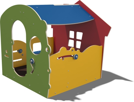 Домик ДС001 для детской игровой площадки, фото 4