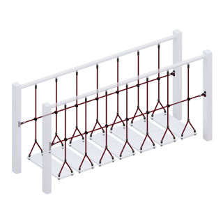 ​Комплект ограждений (две половинки) подвесного моста для детских игровых комплексов., фото 3