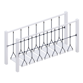 ​Комплект ограждений (две половинки) подвесного моста для детских игровых комплексов., фото 2