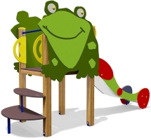 Горка Лягушка 08309 H=1000 для детской площадки Горка Лягушка 08309 H=1000 для детской площадки