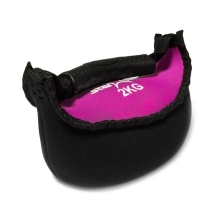 Гиря мягкая неопреновая DB-601 2 кг, розовая