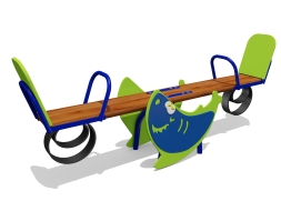 Качели-балансир Акула 04105.21 для детской площадки, фото 1 Качели-балансир Акула 04105.21 для детской площадки, фото 1