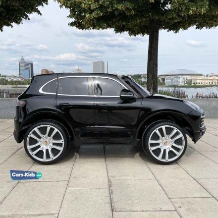 Электромобиль Porsche Cayenne S черный, фото 4