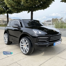 Электромобиль Porsche Cayenne S черный, фото 2