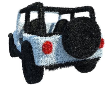 Топиари Джип L=100см - газон Есо, фото 6