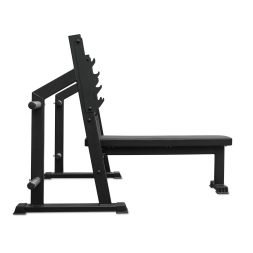 Скамья для жима горизонтальная BRONZE GYM PARTNER AL-304L, фото 3