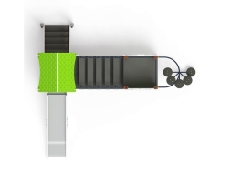 Детская игровая площадка Лукоморье ДИК 2.25.10-01.С H=1200, металлический скат, фото 5